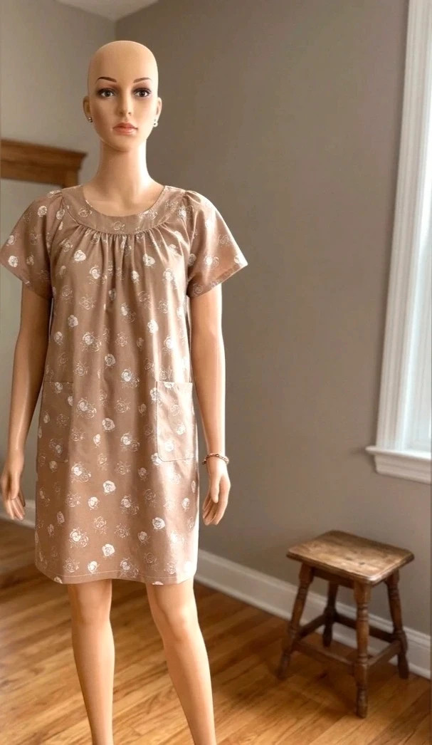 Vestido Midi - marrón talla grande – sin marca – taille Taille unique 3