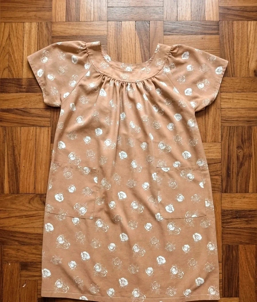 Vestido Midi - marrón talla grande – sin marca – taille Taille unique