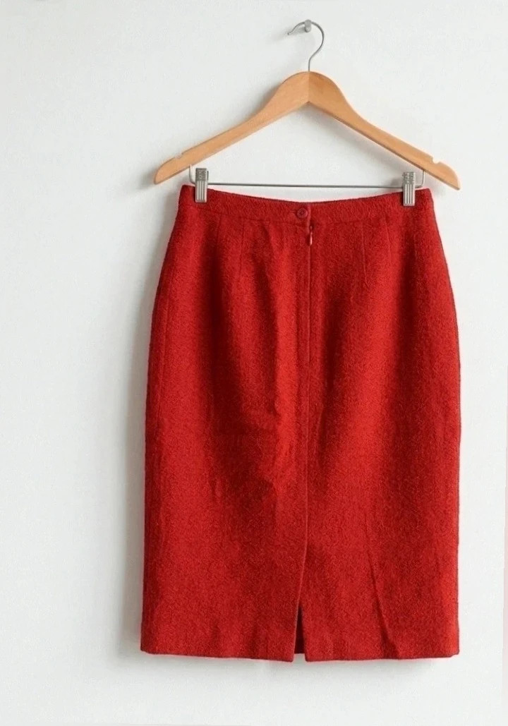 Elegante falda Lápiz roja El Corte Inglés Talla 44 – El Corte Inglés – taille XXL / 44 / 16 2