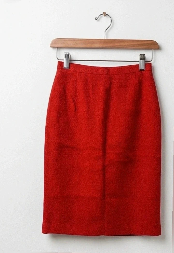 Elegante falda Lápiz roja El Corte Inglés Talla 44 – El Corte Inglés – taille XXL / 44 / 16