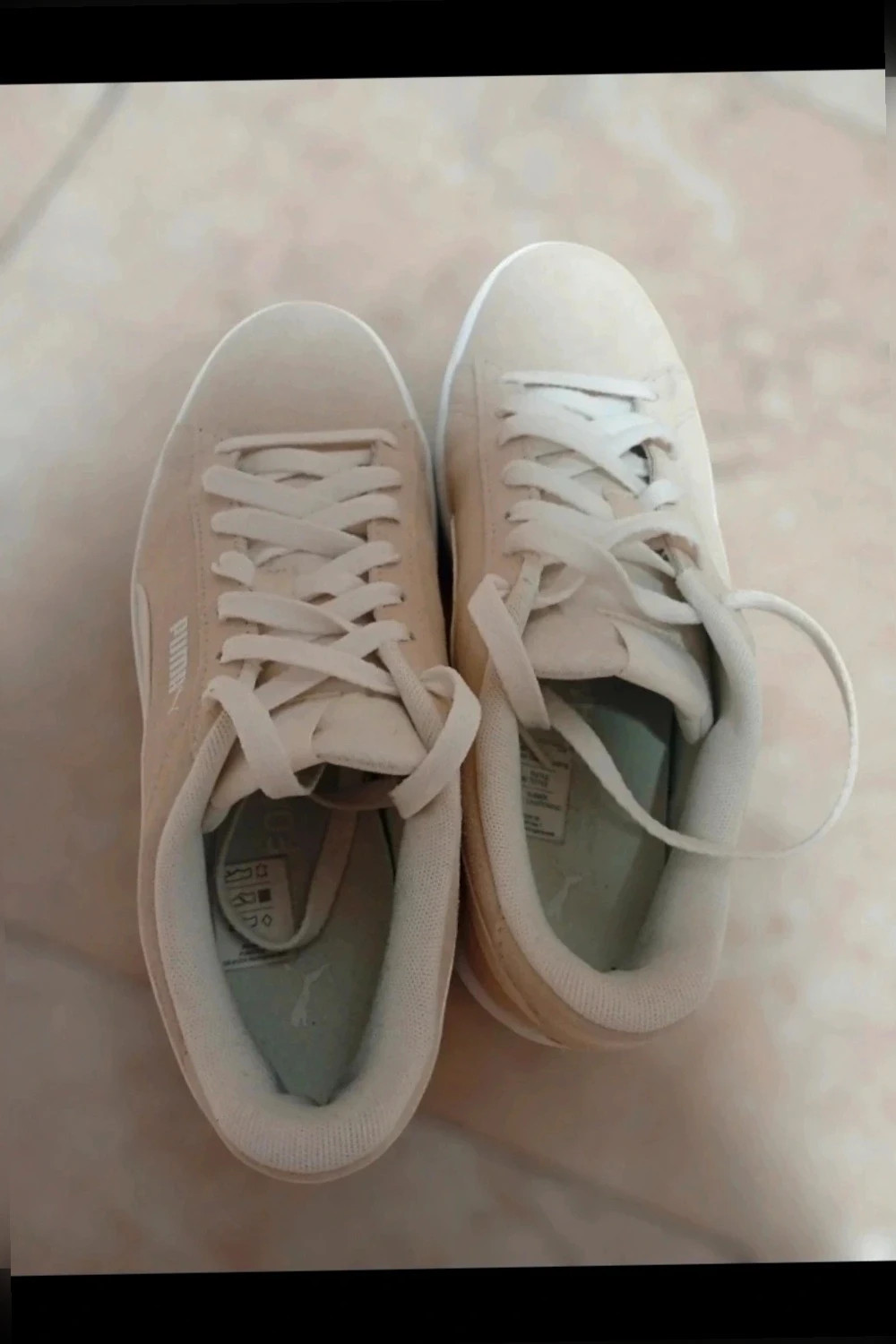 Zapatillas puma de Ante beige – Talla 38.5 – Puma – taille 38.5 2