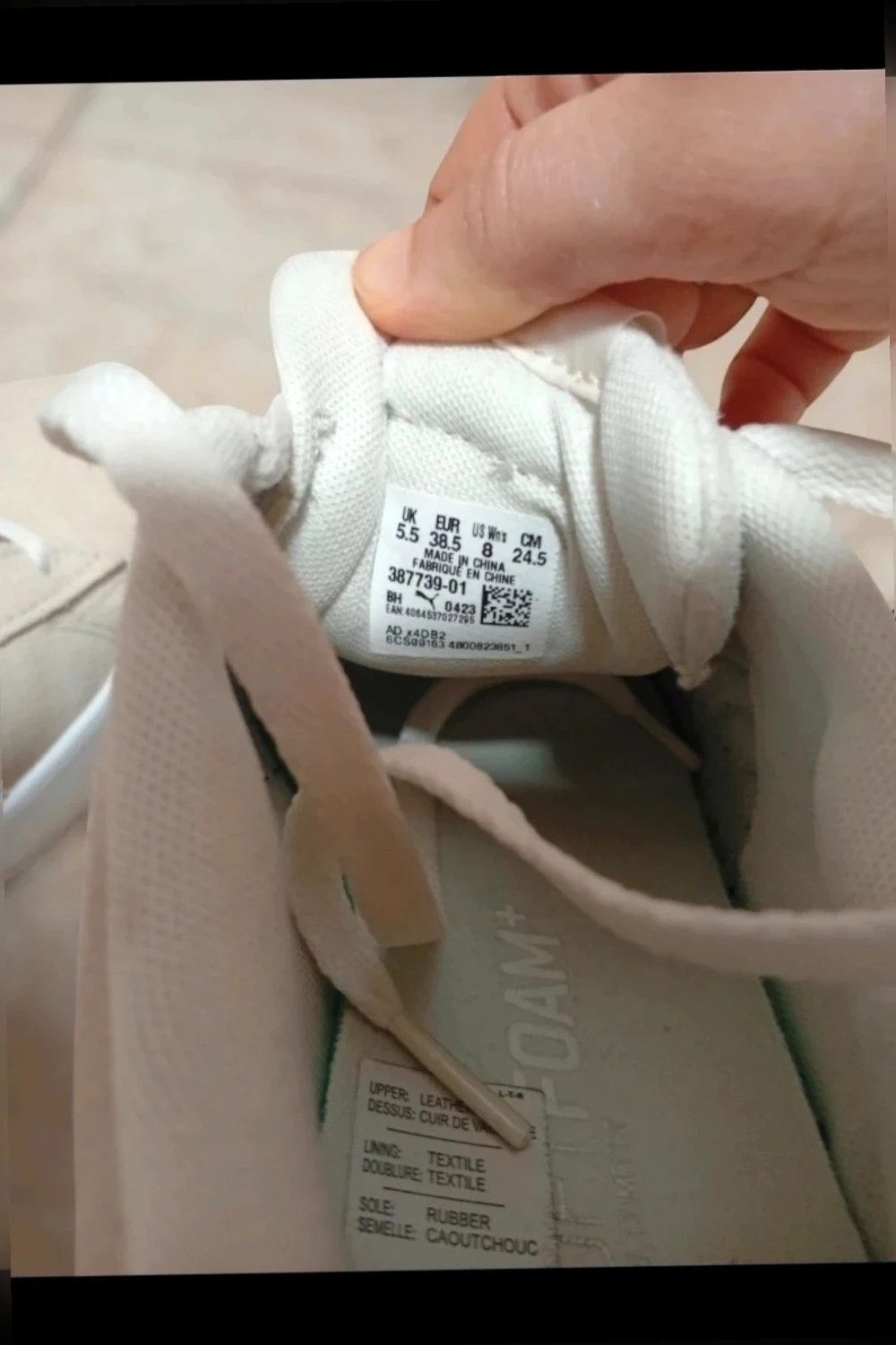 Zapatillas puma de Ante beige – Talla 38.5 – Puma – taille 38.5 5