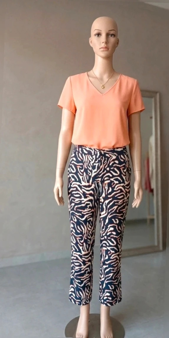 Pantalón Fluido Estampado Animal print Antonio dominguez - Talla 50 – Antonio Dominguez – taille 5XL / 50 / 22 3