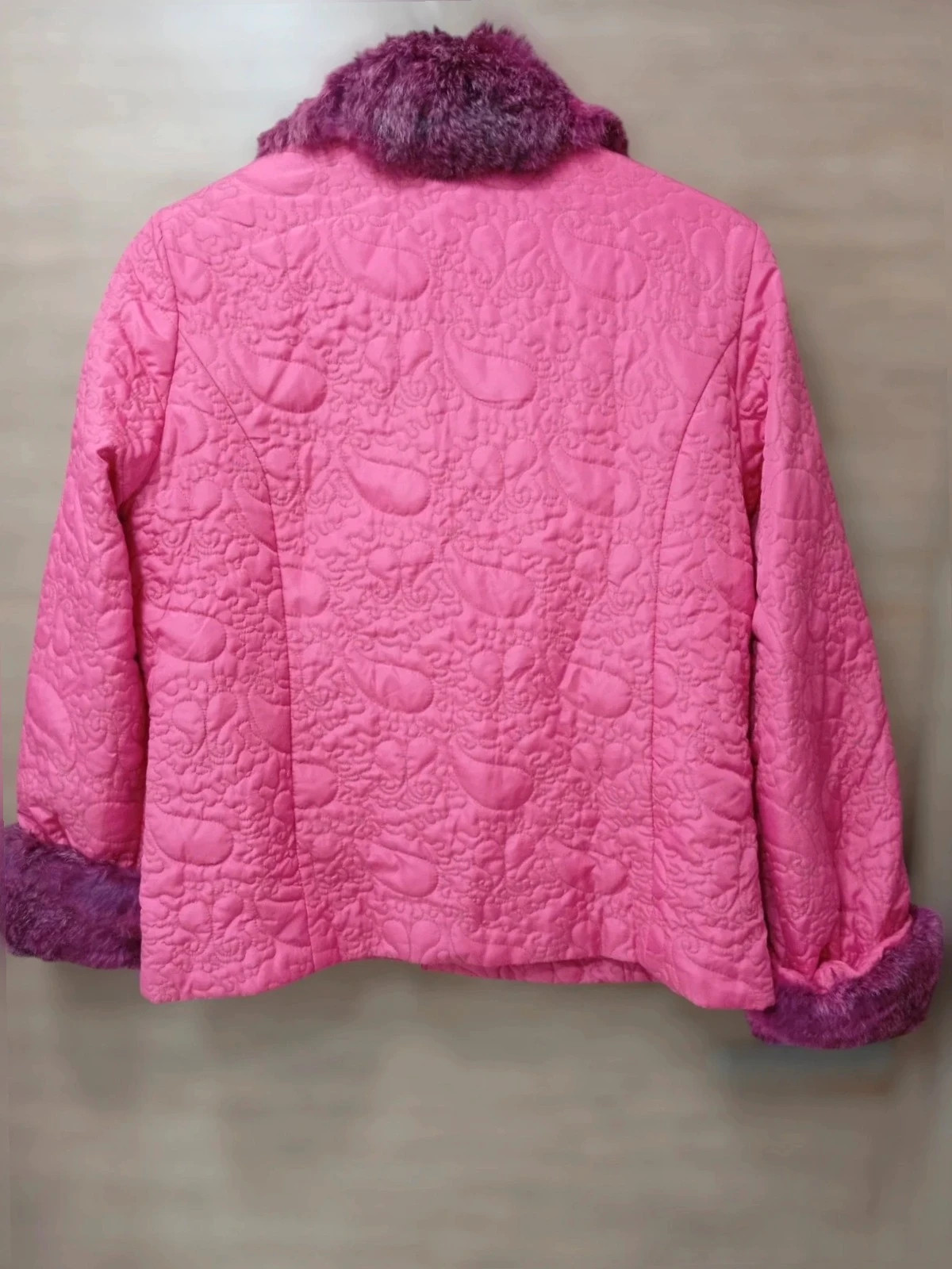 Chaqueta Romanelli Acolchada Rosa Fucsia púrpura - Talla L – Romanelli – taille L / 40 / 12 2