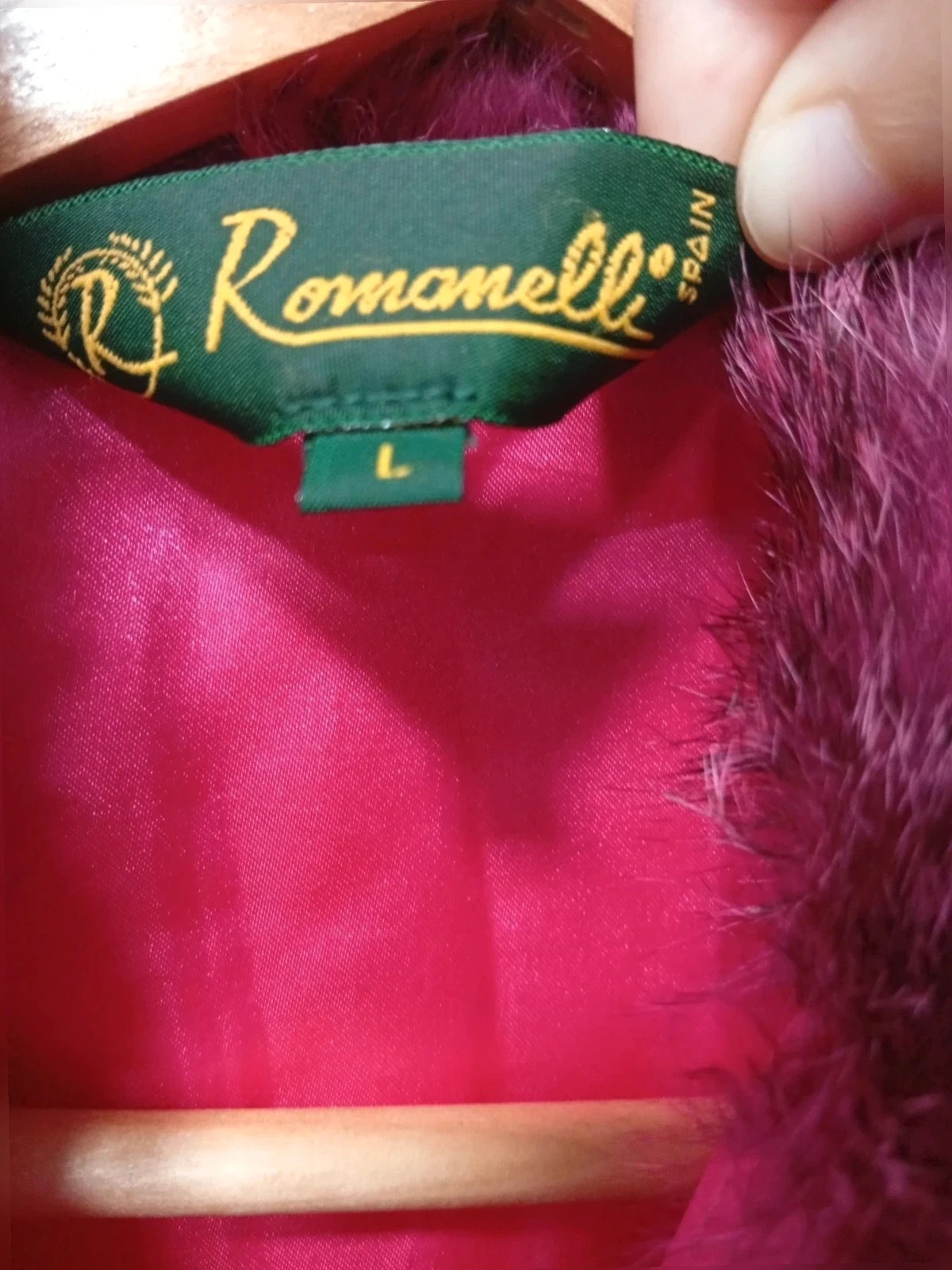 Chaqueta Romanelli Acolchada Rosa Fucsia púrpura - Talla L – Romanelli – taille L / 40 / 12 5