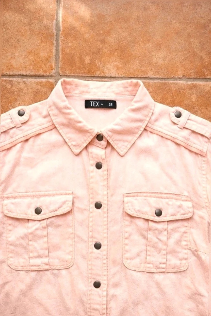 Camisa color salmón – TEX – taille M / 38 / 10 3