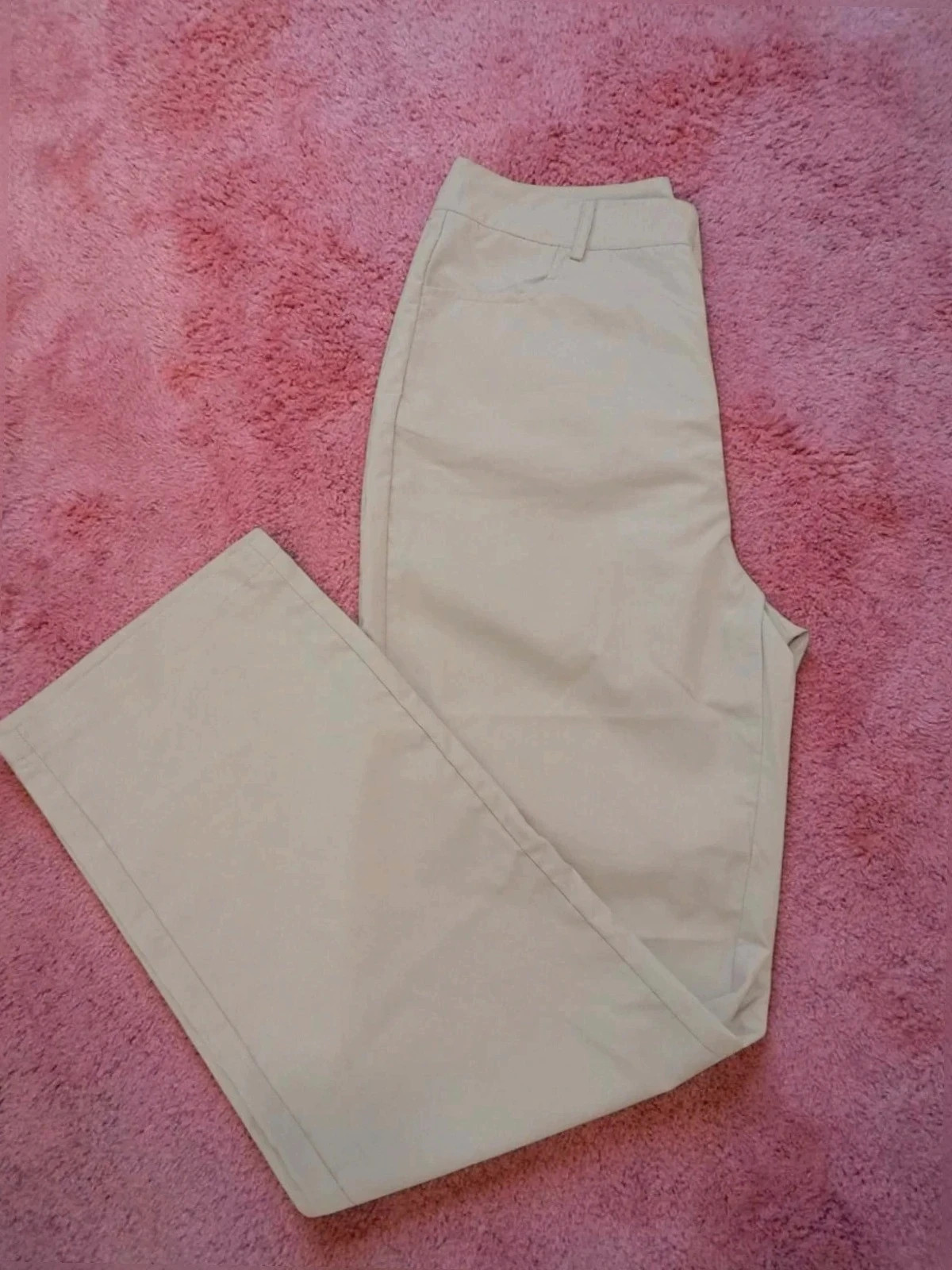 Pantalones Palazzo Beige de Talle Alto - Estilo Minimalista y Chic – taille M / 38 / 10 2
