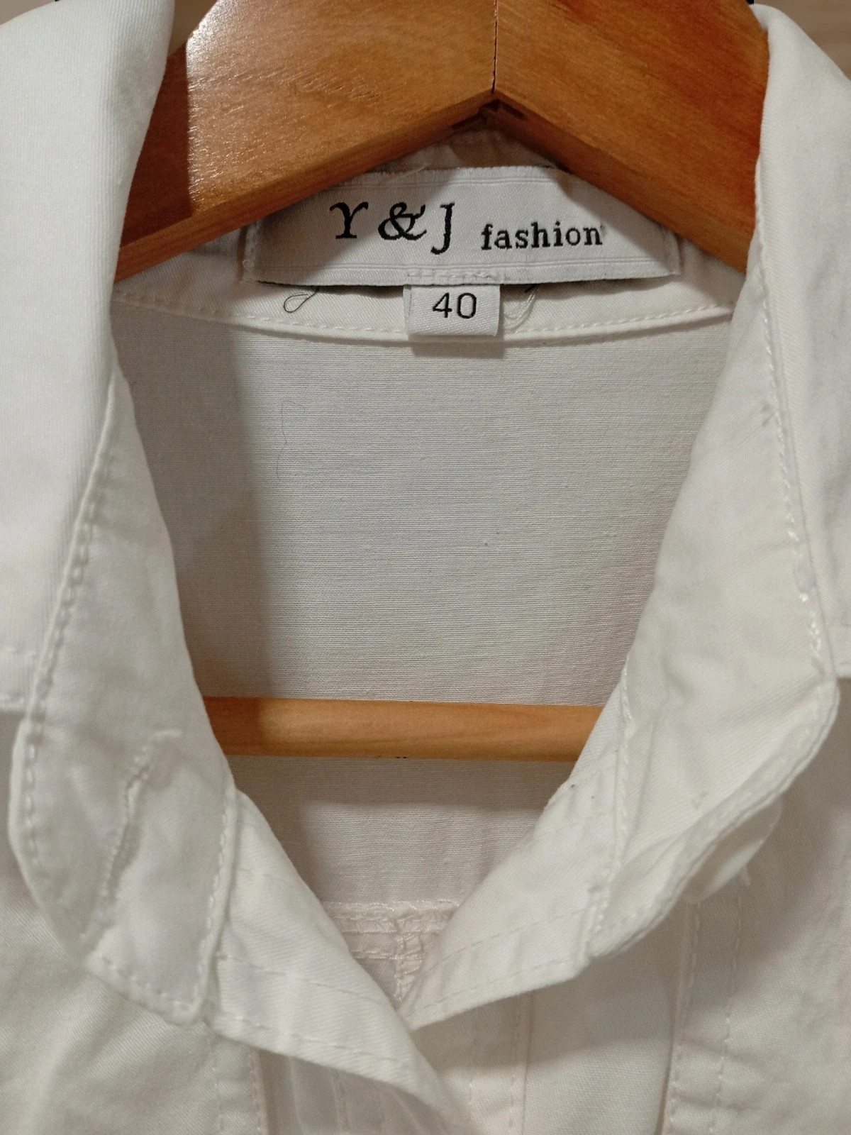 Vestido Camisero Blanco - Talla 40 – Y&J – taille L / 40 / 12 3