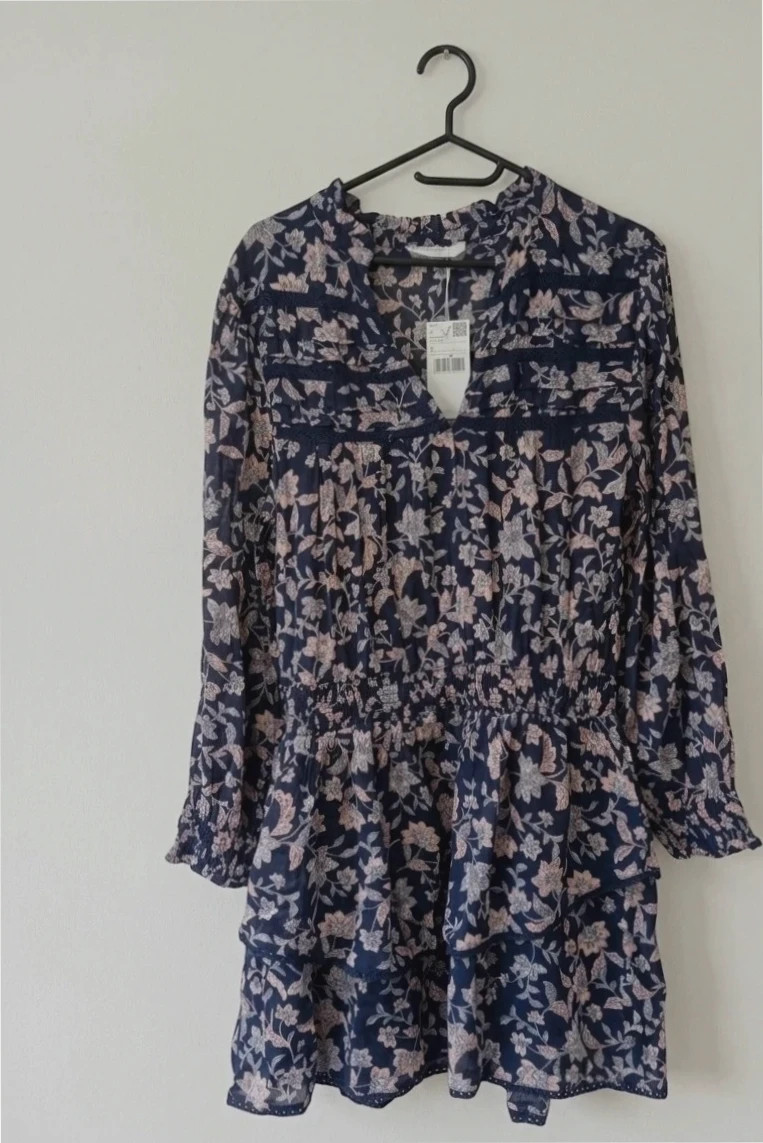 Vestido corto Estampado Floral Mango Talla L – Mango – taille L / 40 / 12 3