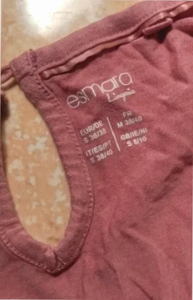 Mono Corto de Pijama esmara lingerie - Rosa Empolvado – Esmara – taille S / 36 / 8 2