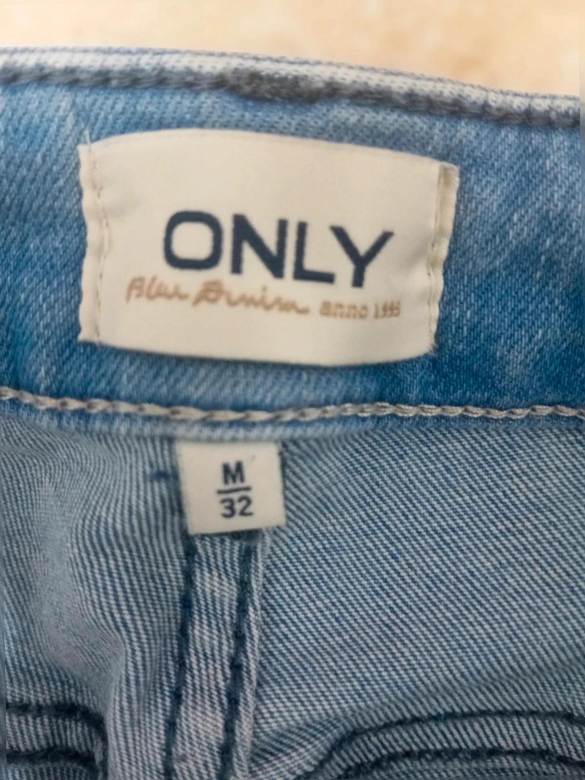 ONLY jeans Mujer – Talla M/32, Azul Claro Desgastado – ONLY – taille M / 38 / 10 3