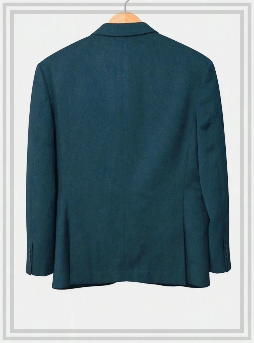 Chaqueta Americana Hombre Woolcashmere by Emporio - talla 48 - Azul Marino – Emporio – taille 48 2
