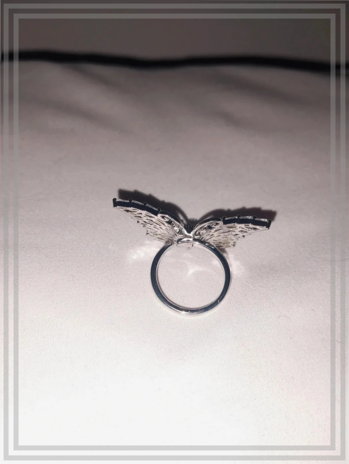 Anillo Mariposa acero inoxidable ajustable – taille Ajustable 3