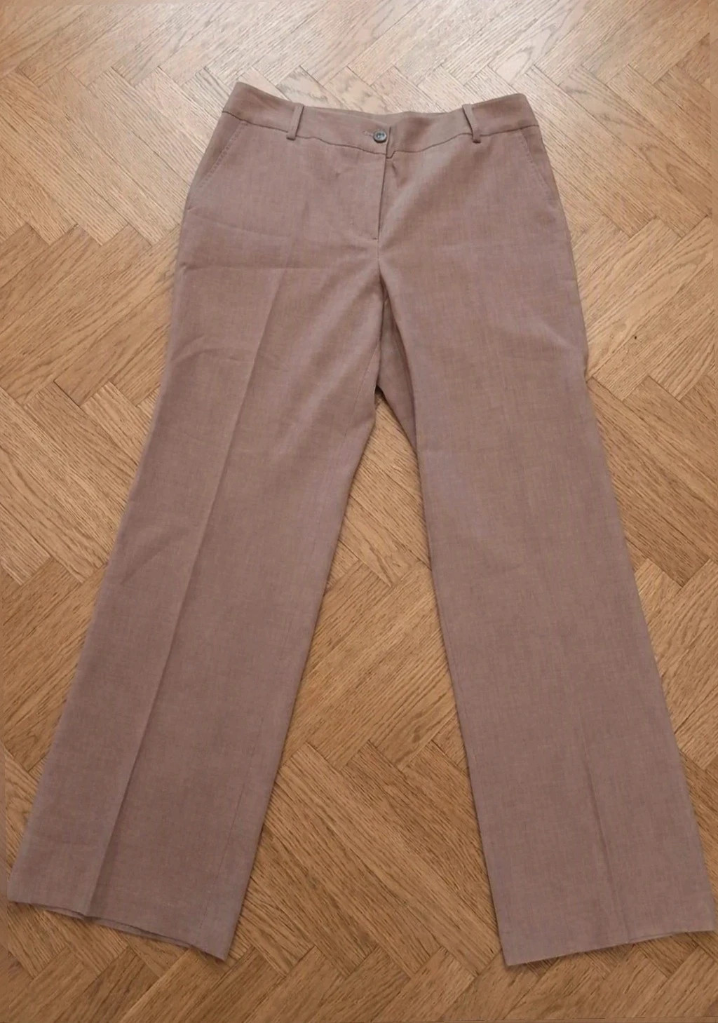 Pantalón de vestir marrón camel Adolfo domínguez - Talla 42