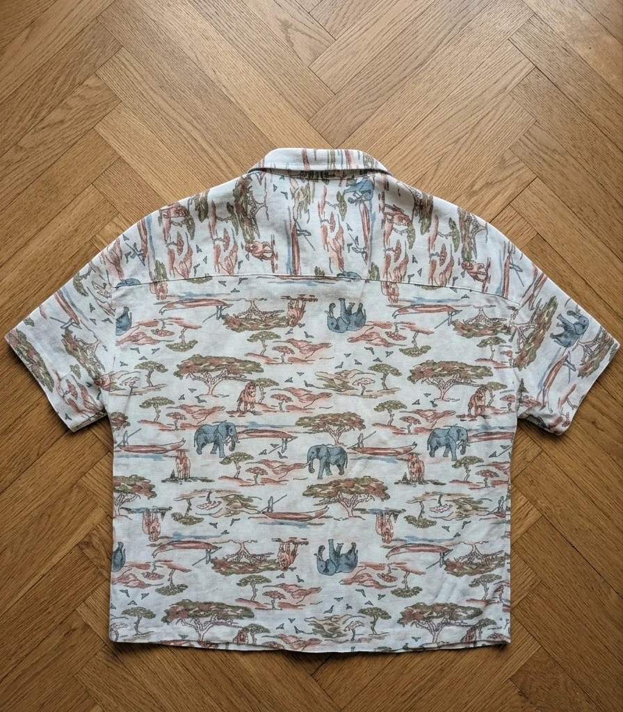 Camisa de manga corta estampada Safari / Sabana – Lefties (Talla L) – Lefties – taille L / 40 / 12 2