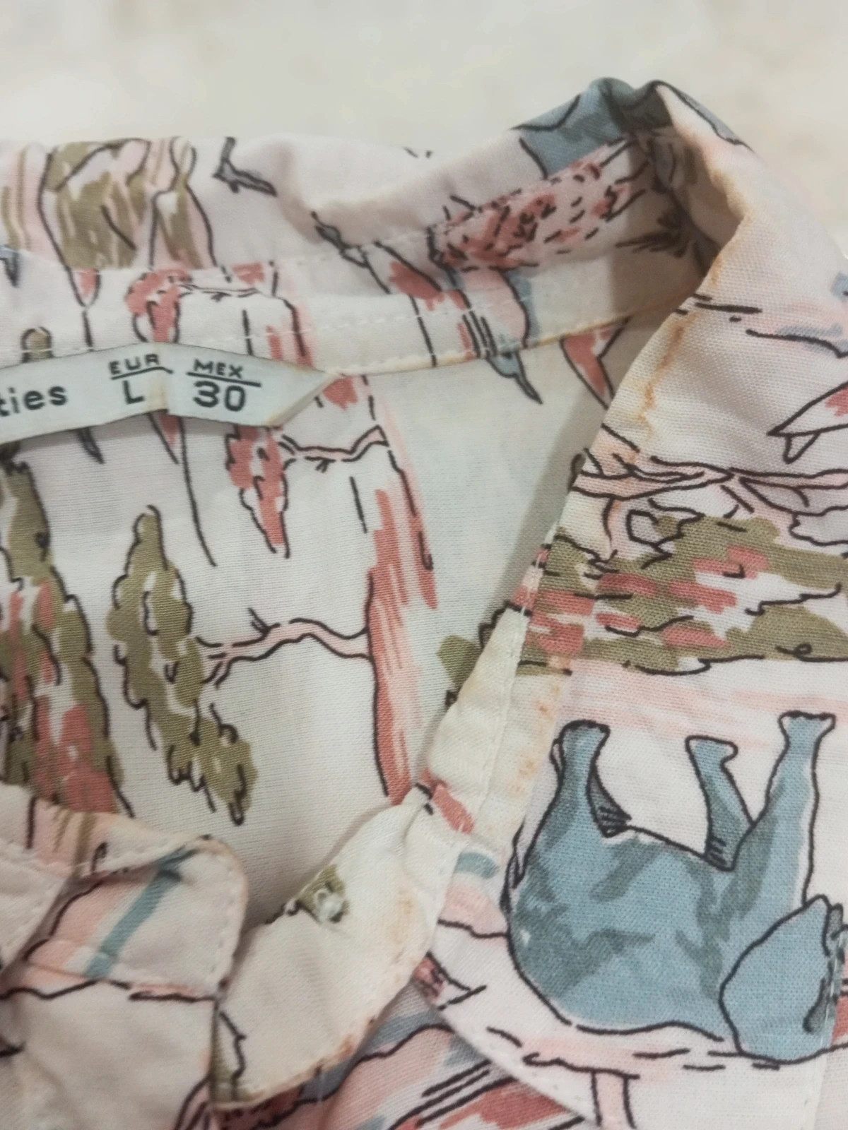Camisa de manga corta estampada Safari / Sabana – Lefties (Talla L) – Lefties – taille L / 40 / 12 4