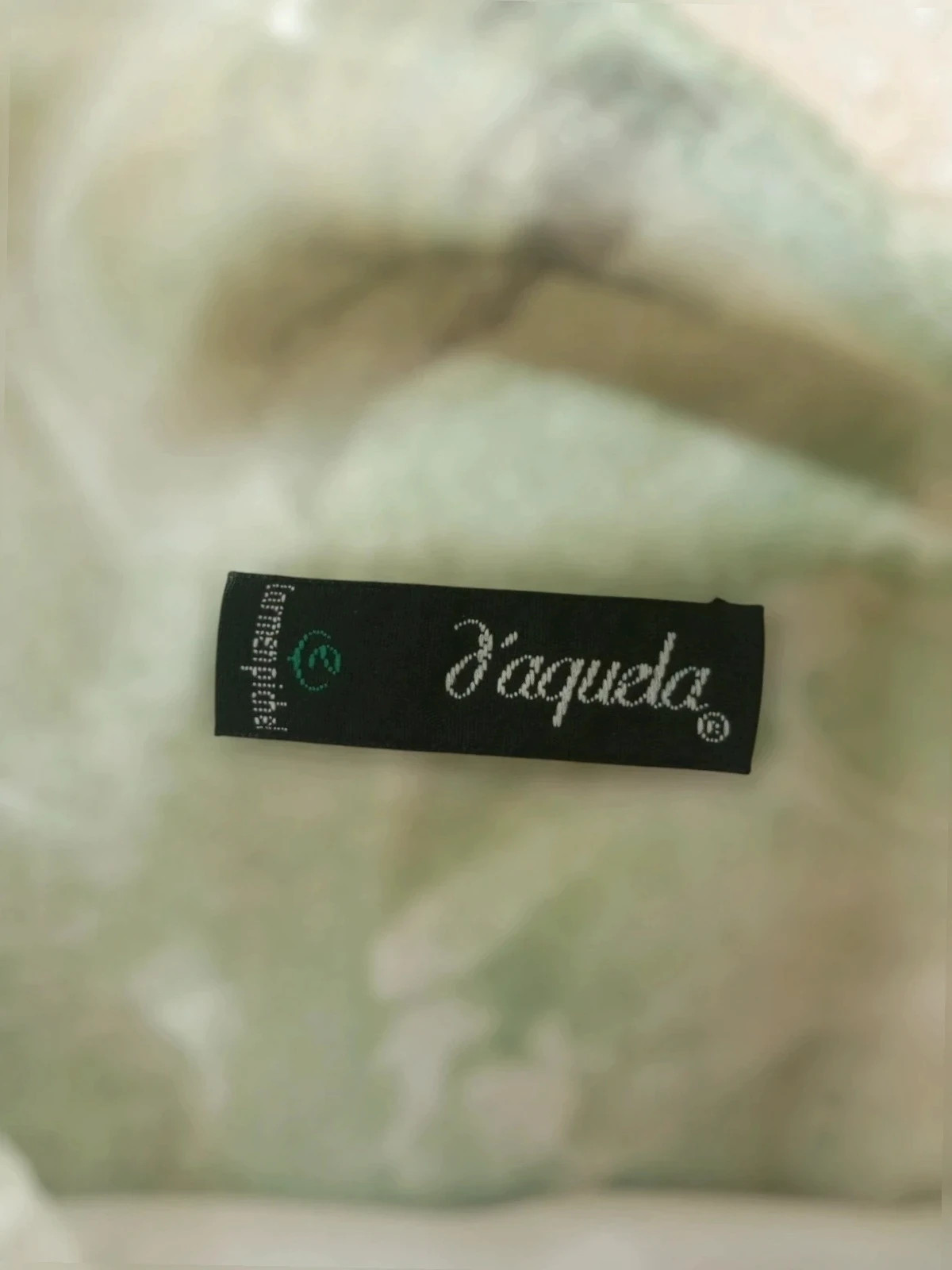 Vestido Elegante Estampado Acuarela verde Y Azul - D'aquela – D’Aquela – taille XXXL / 46 / 18 4
