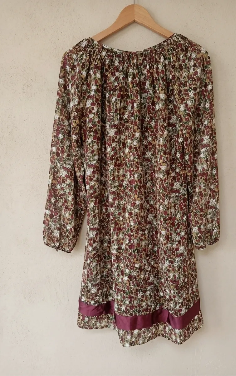Vestido de flores talla L  – Sin marca – taille L 2