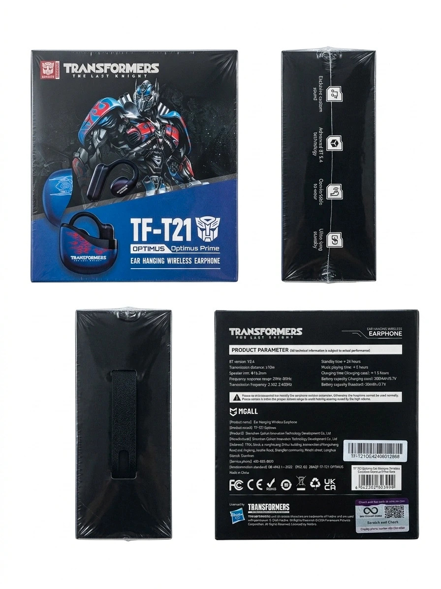 Auriculares Inalámbricos Transformers TF-T21 (Edición Optimus Prime)