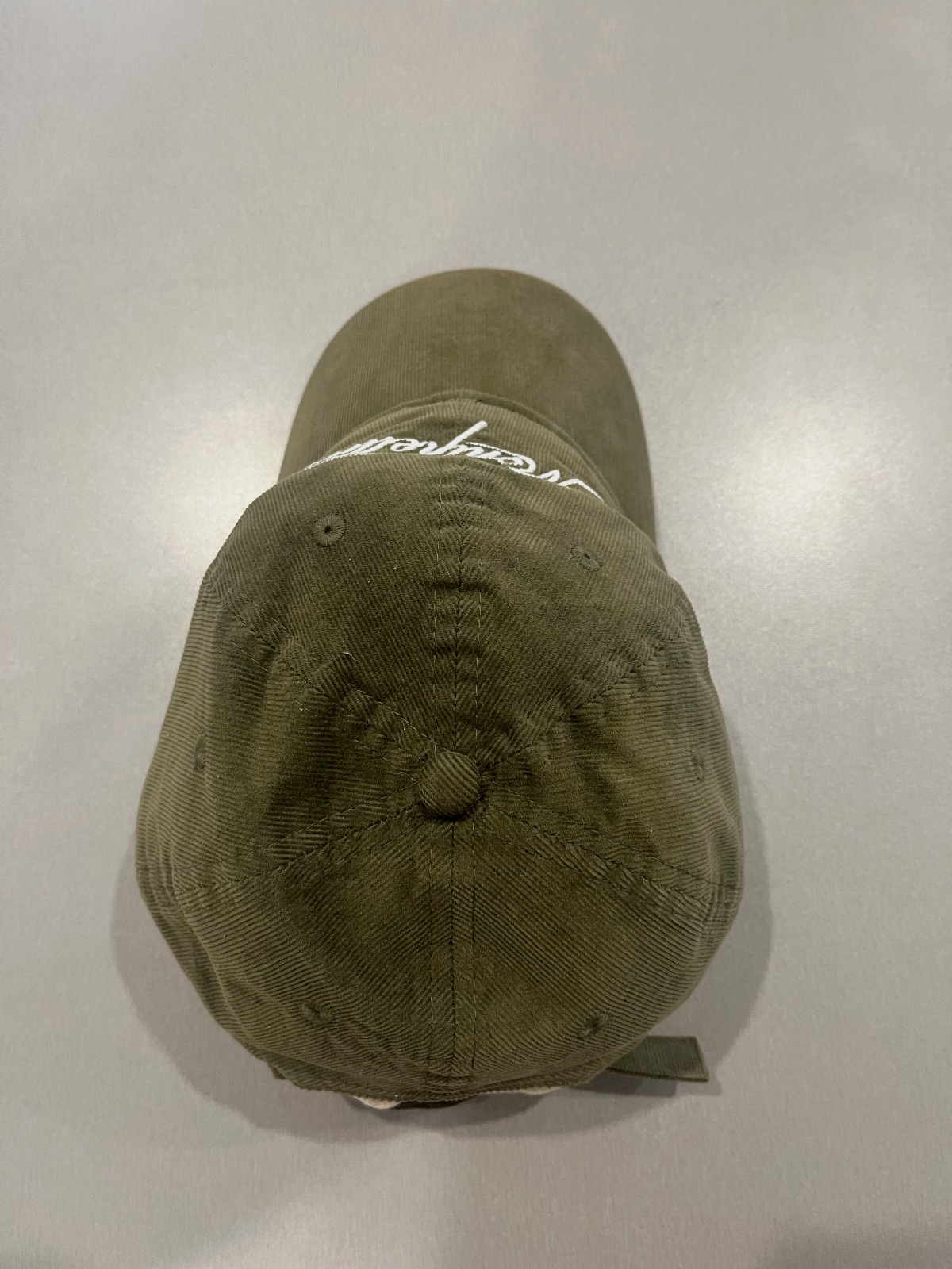 Casquette New Era vert olive velours cotelé Montpellier – New Era – taille Taille unique 2
