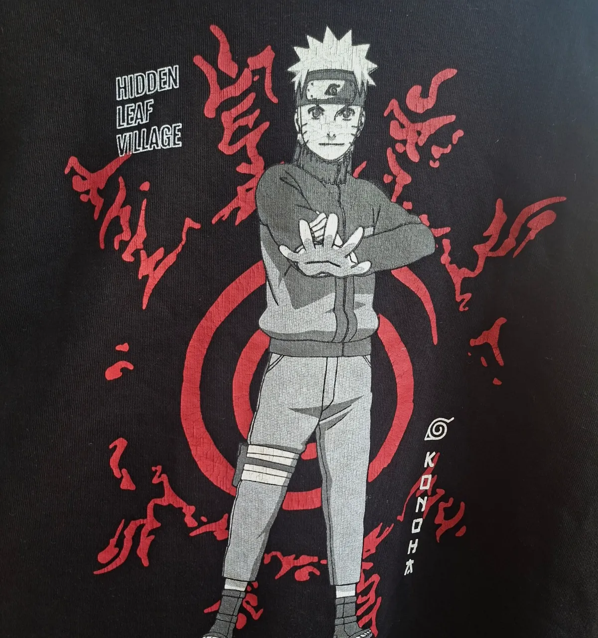 Sweat à capuche Naruto Shippuden noir – Naruto – taille S 2