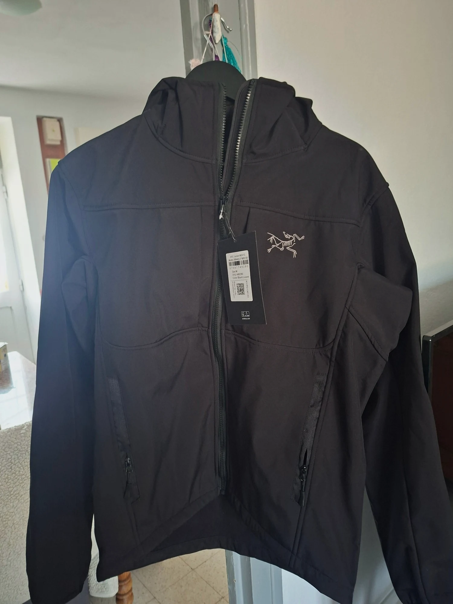 Veste à capuche Arc'teryx noire taille M