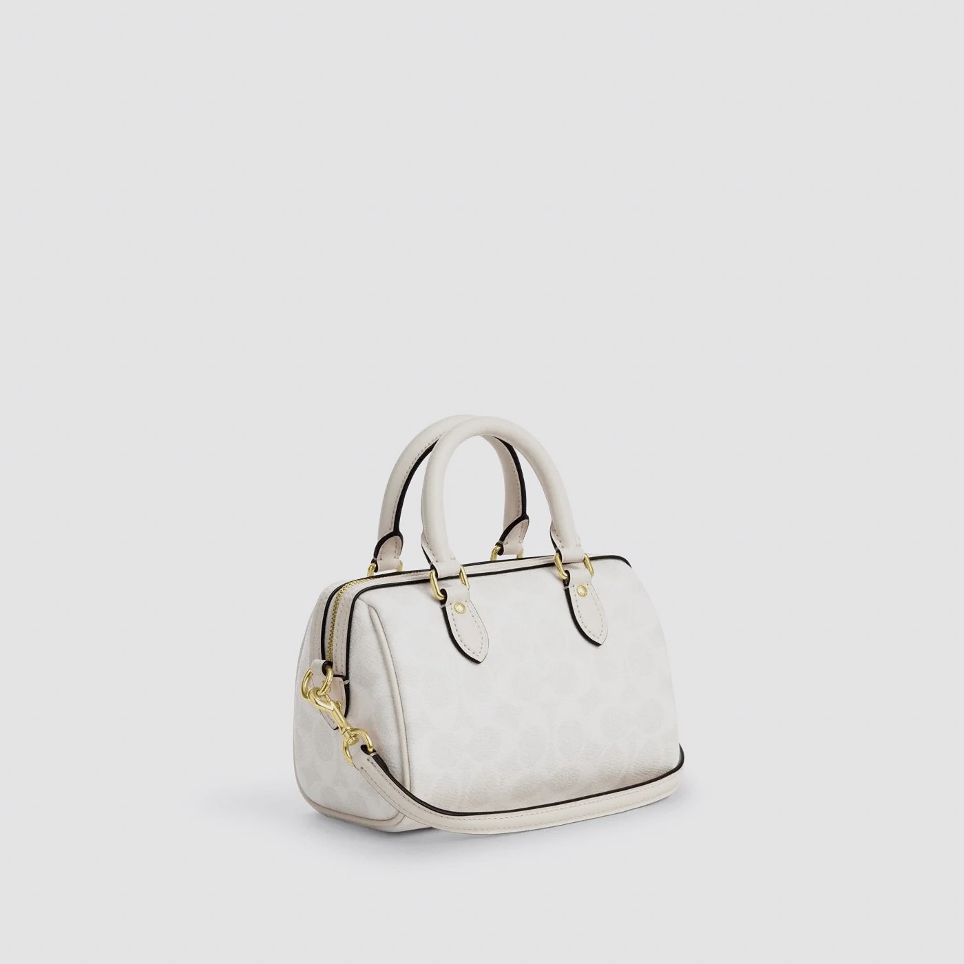 Sac à main Coach en toile enduite blanche – Coach – taille Taille unique 3