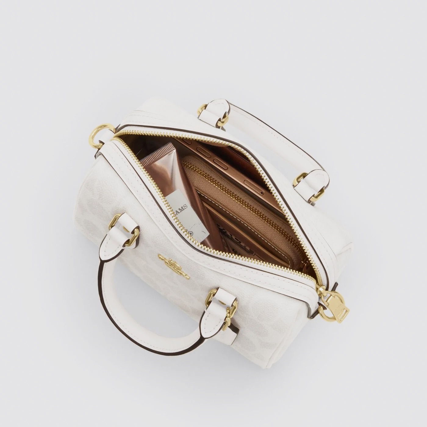 Sac à main Coach en toile enduite blanche – Coach – taille Taille unique 4