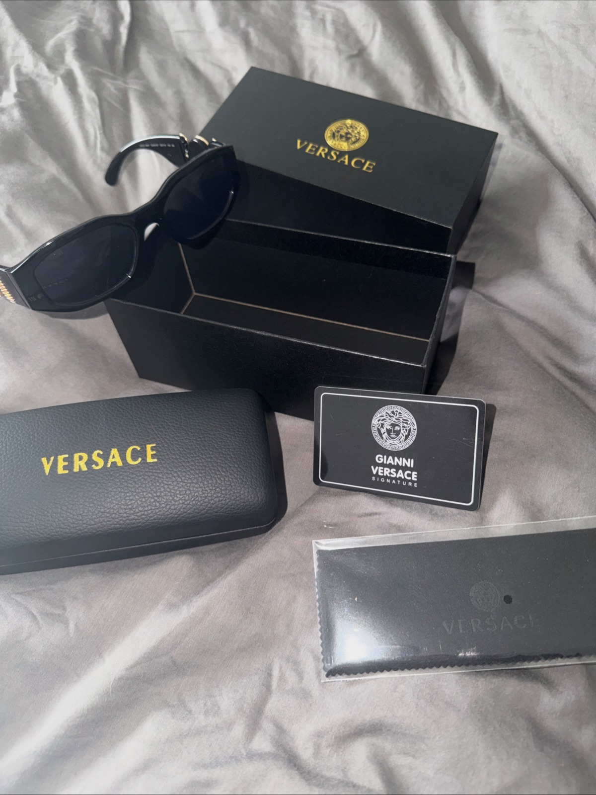 Lunettes de soleil noires Versace – Versace – taille Taille unique 2