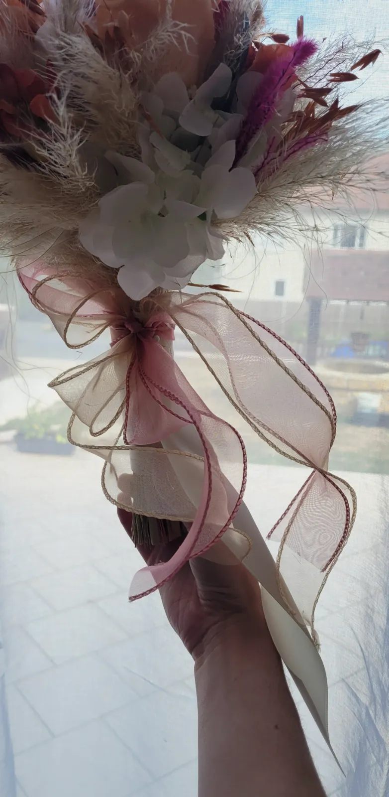 Bouquet de mariée coloré – Fait main 2