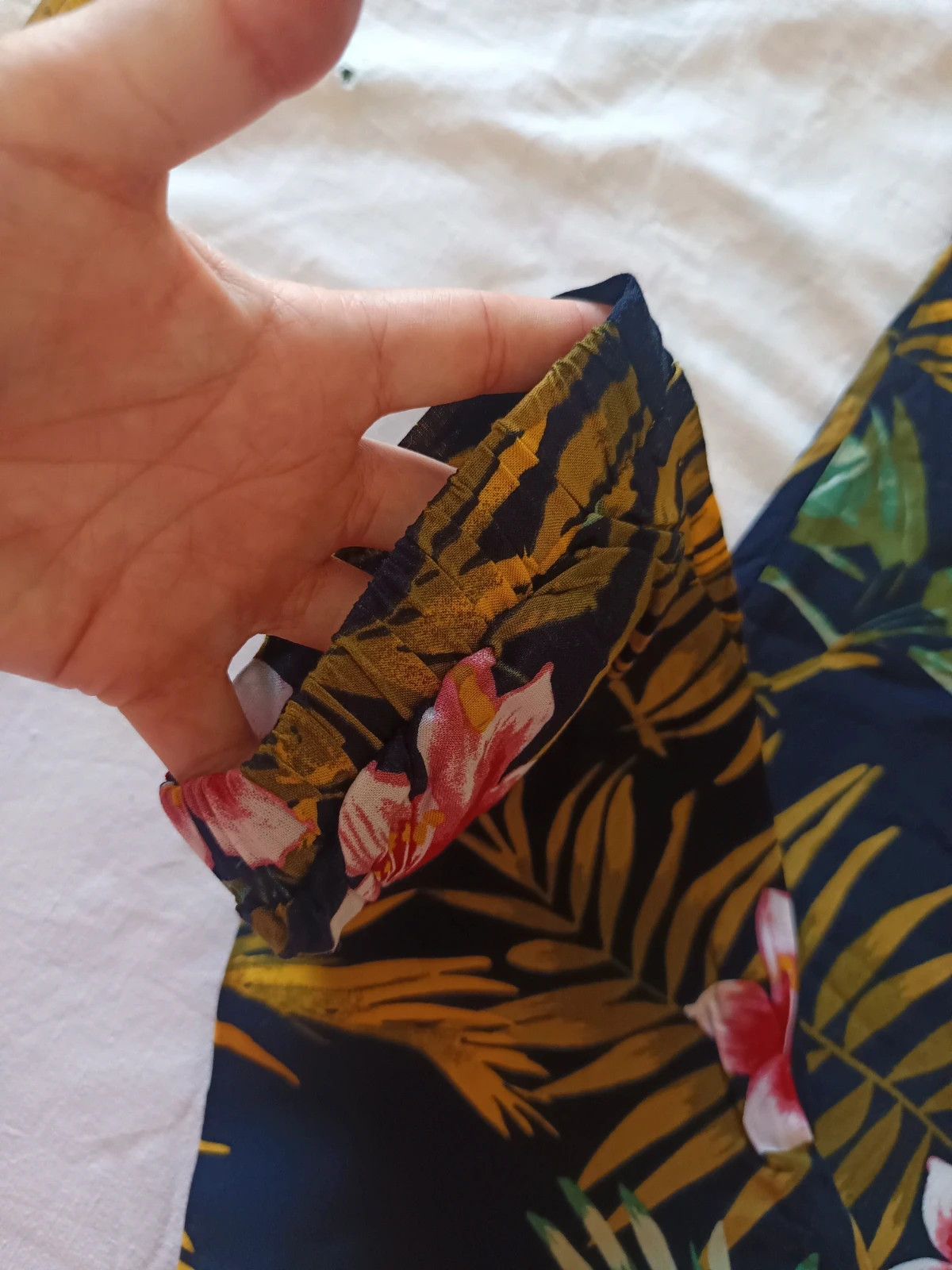 6. Pantalón fluido flores talla M Inside – Inside – taille M / 38 / 10 2