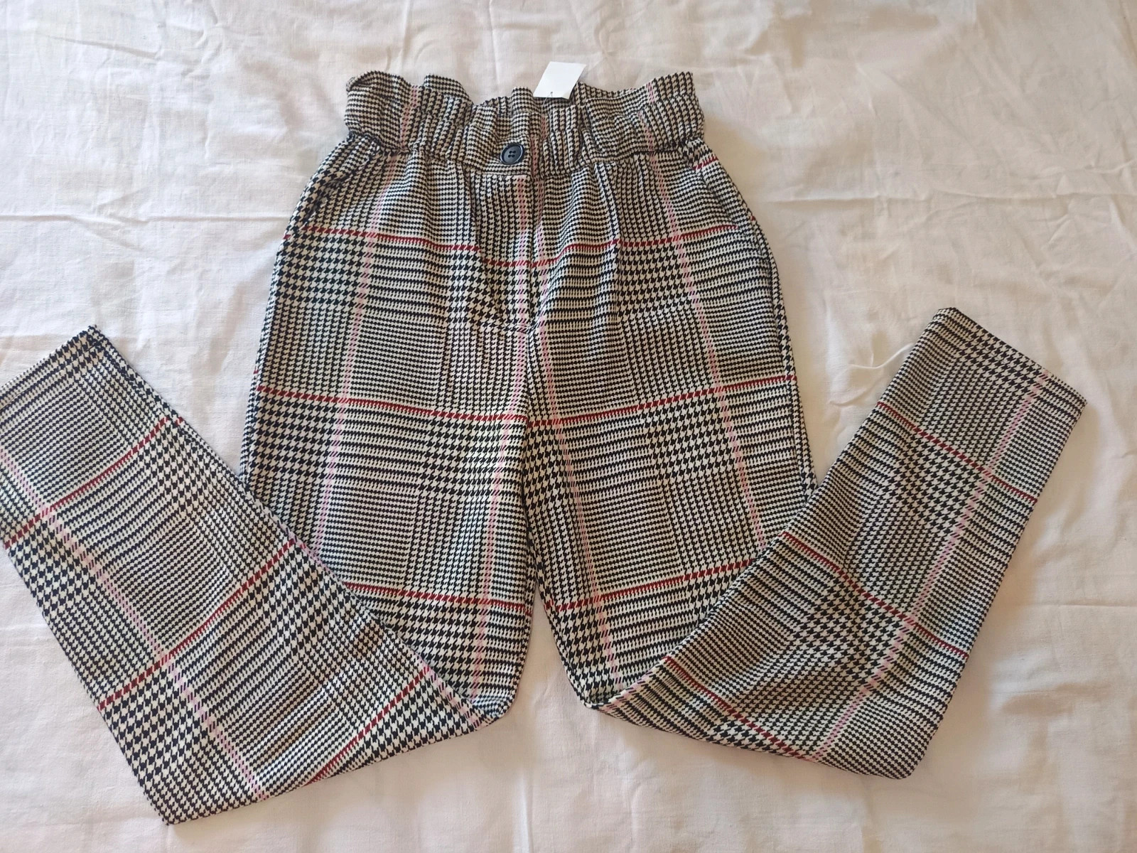 4. Pantalón pata gallo talla 38 Kiabi – Kiabi – taille M / 38 / 10 2