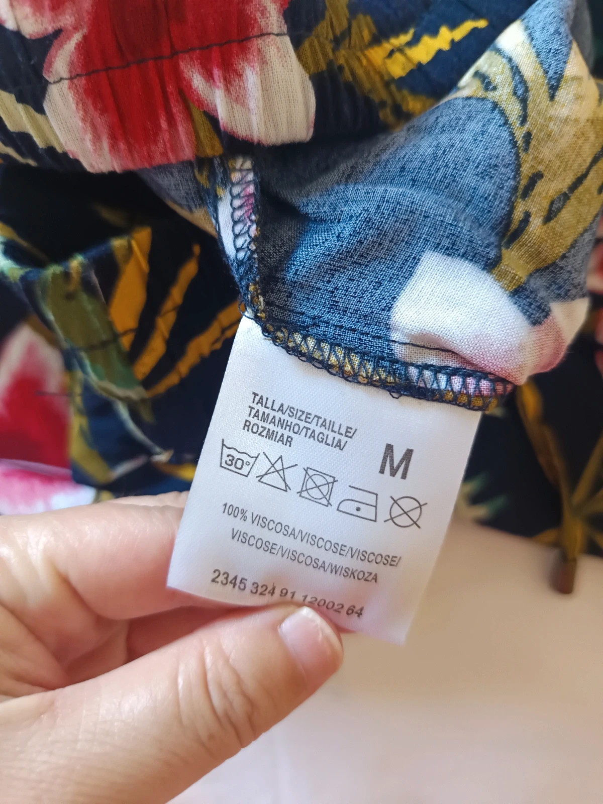 6. Pantalón fluido flores talla M Inside – Inside – taille M / 38 / 10 5