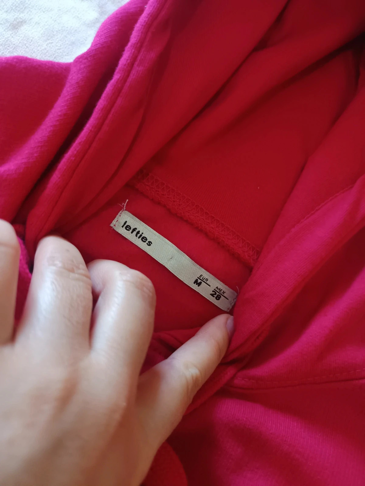 5. Sudadera con capucha fucsia talla M Lefties – Lefties – taille M / 38 / 10 2