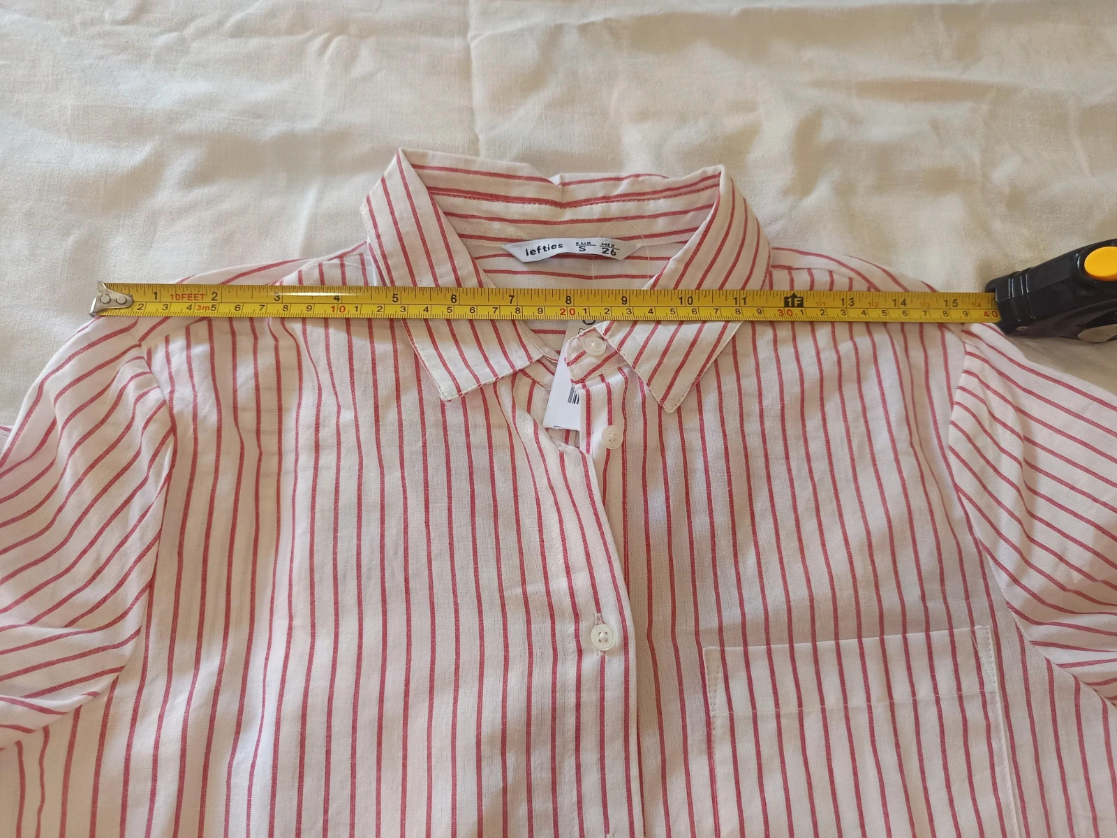 3. Camisa blanca rayas rojas Talla S Lefties – Lefties – taille S / 36 / 8 5