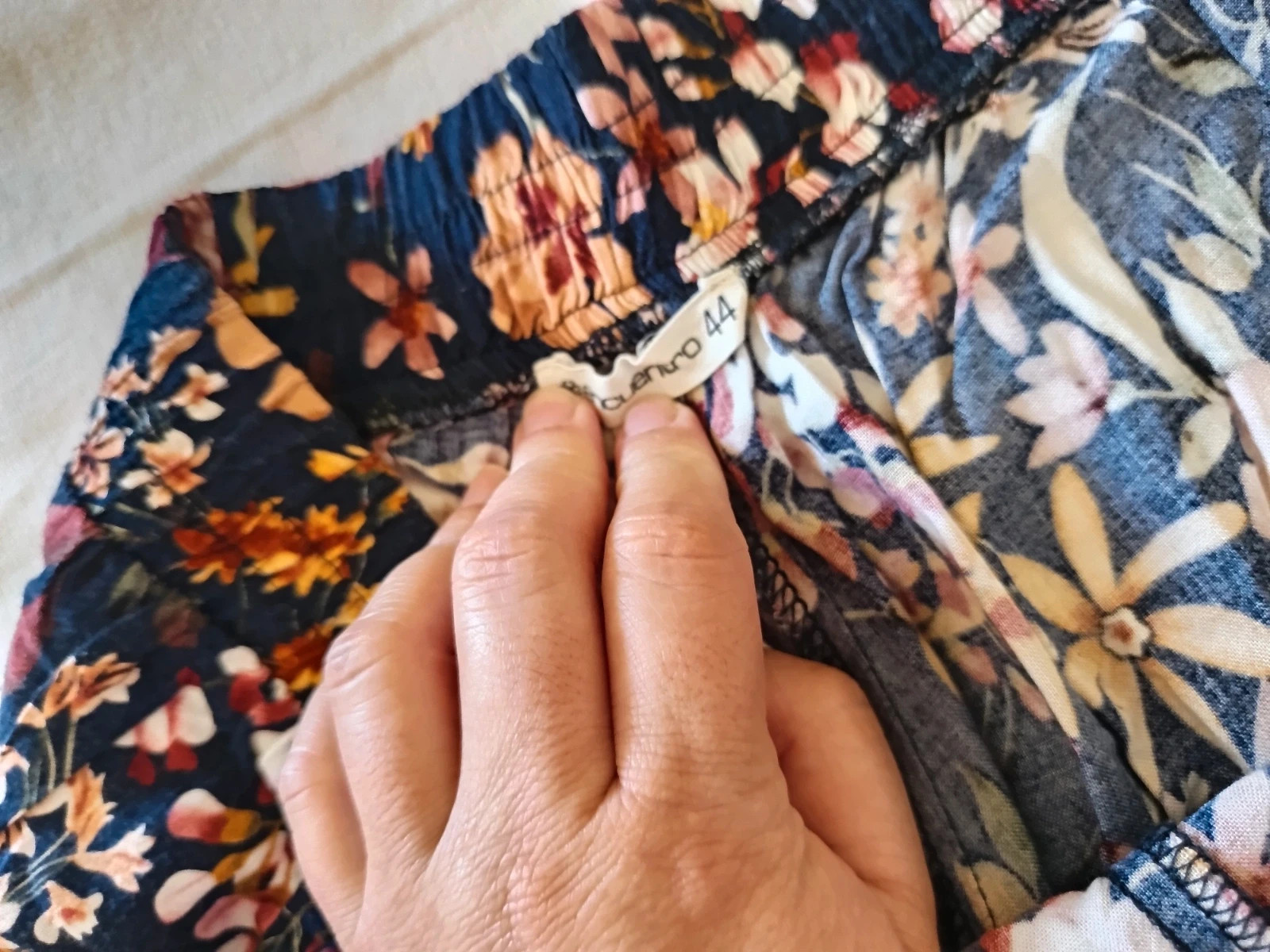Short fluido floral | Short fluide floral | Floral fluid shorts - Encuentro talla 44 – Encuentro – taille XXL / 44 / 16 3