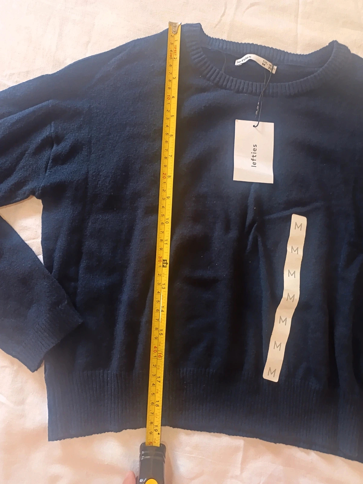 1. Jersey punto azul, Talla M, Lefties – Lefties – taille M / 38 / 10 5