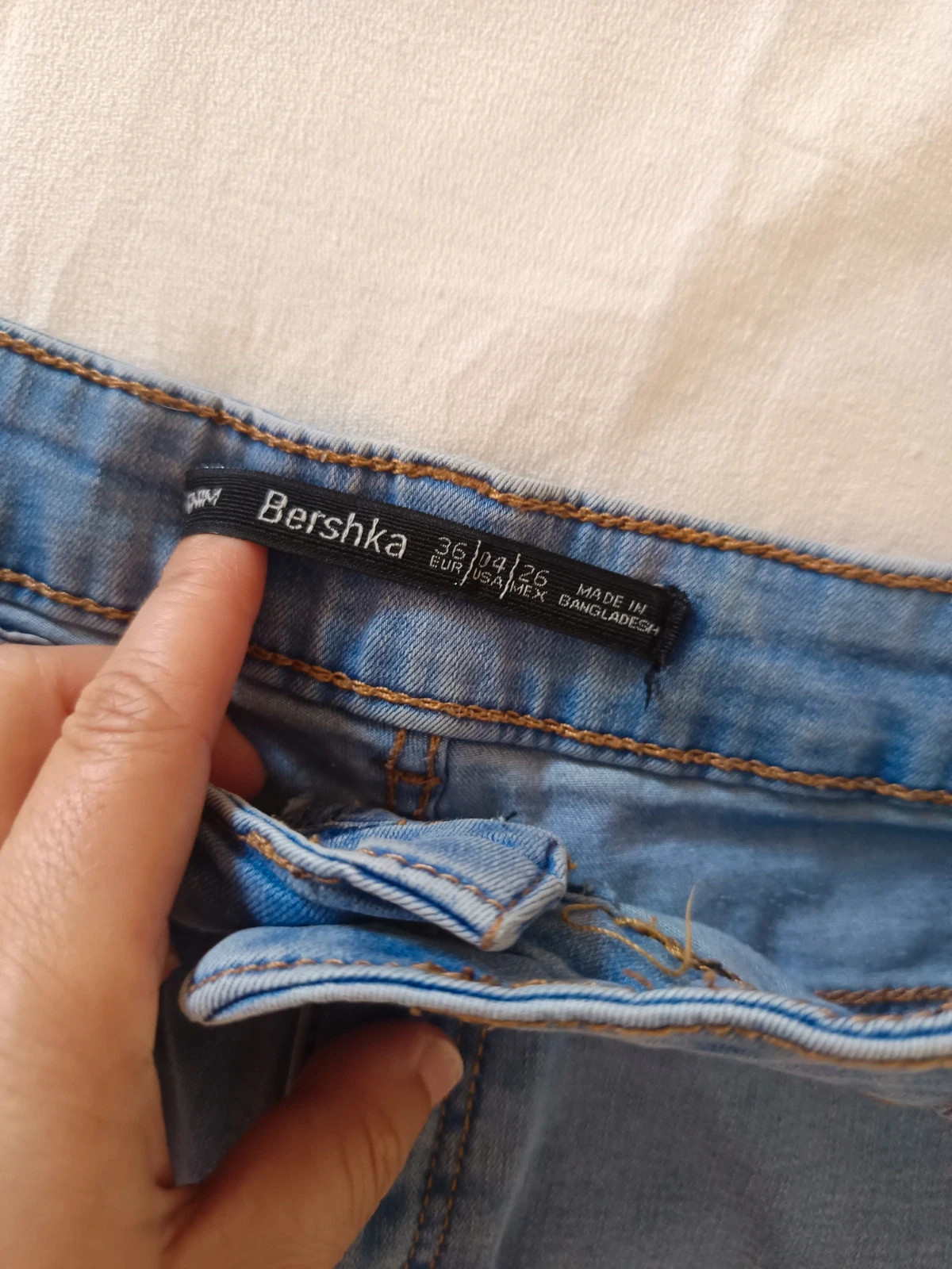 Short vaquero | Short en jean | Denim shorts - Bershka talla S/36 – Bershka – taille S / 36 / 8 5