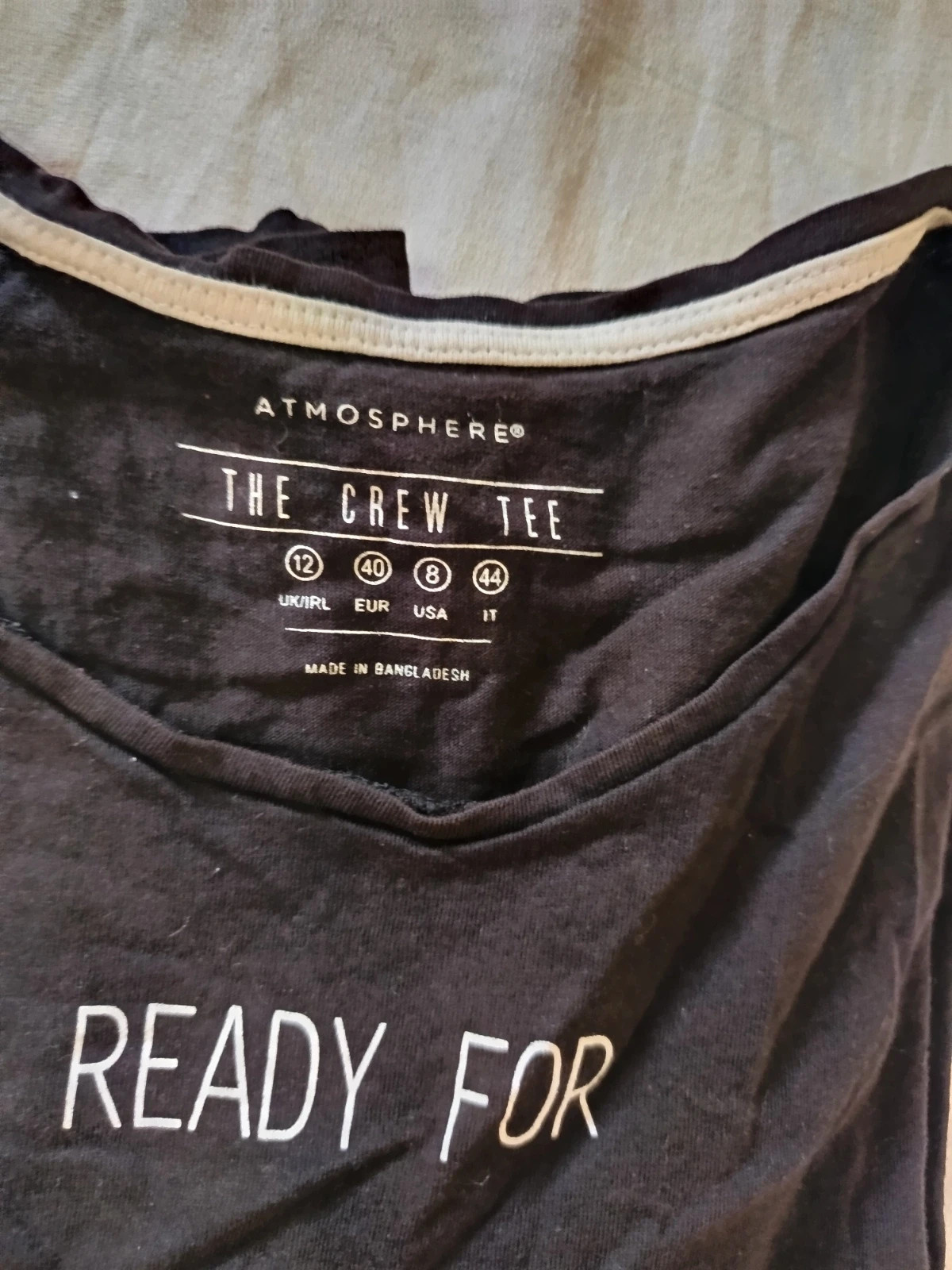 Lote 4 camisetas casual Bershka Atmosphere Clockhouse / Lot 4 t-shirts / Pack 4 t-shirts - M/L – Bershka – taille M / 38 / 10 3