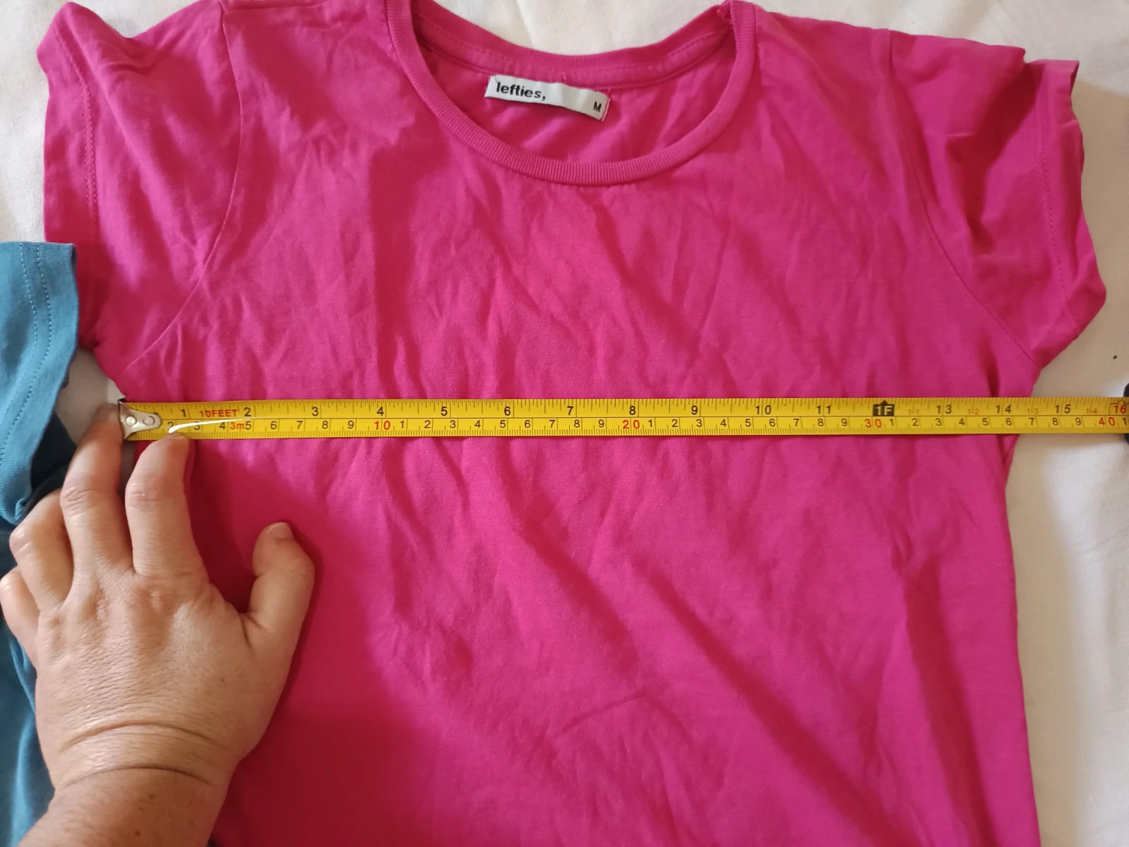 Lote 2 camisetas básicas manga corta fucsia y azul M / Lot 2 t-shirts M / Pack 2 basic t-shirts M – Lefties – taille M 5