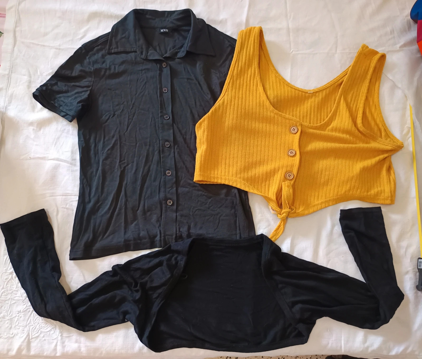 Lote 3 crop tops MNG Shein Y2K / Lot 3 crop top / Pack 3 crop top - M/XL
