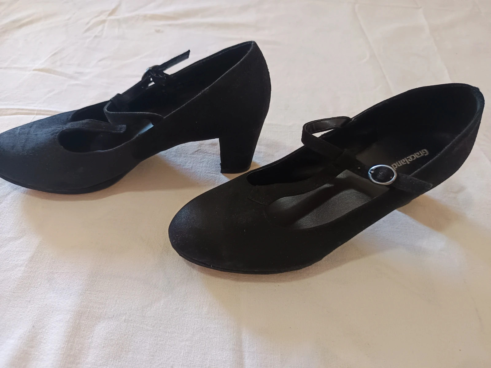 Zapatos negros Graceland / Chaussures noires / Black heels - Mary Jane T. 37 – Graceland – taille 37 5