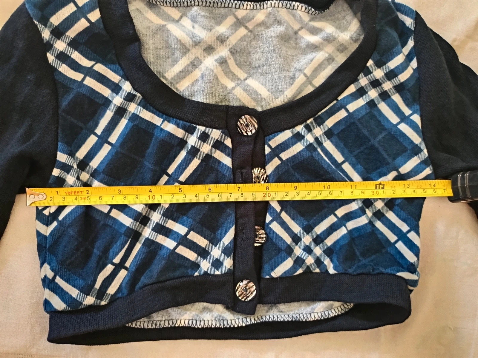 Conjunto 2 piezas camiseta + rebeca corta para niña / Ensemble 2 pièces fille / 2-piece set girl – sin marca – taille 8 ans / 128 cm 4
