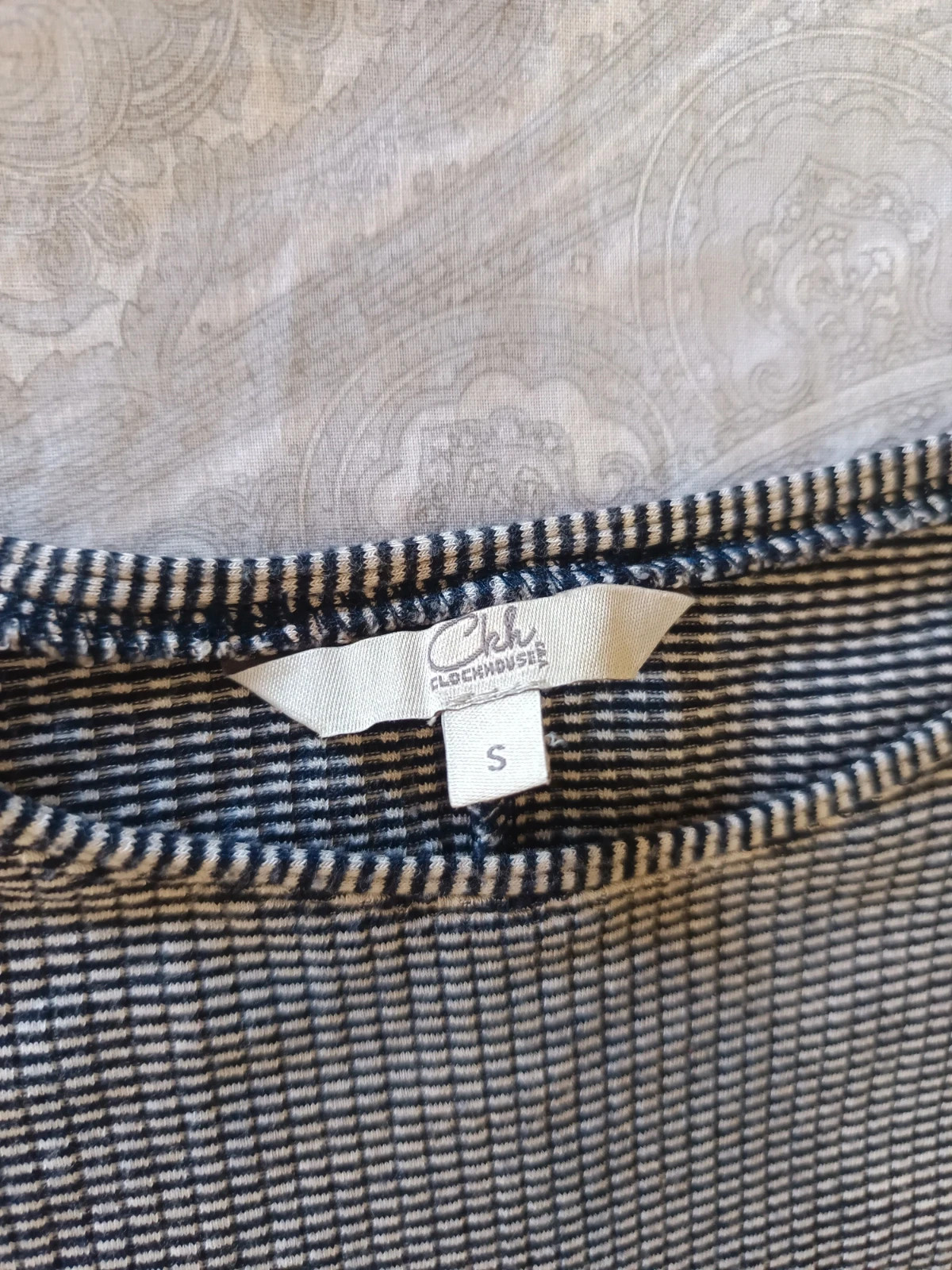 Vestido corto rayas | Robe courte rayée | Striped mini dress Parches - Talla S – Clockhouse – taille S / 36 / 8 5