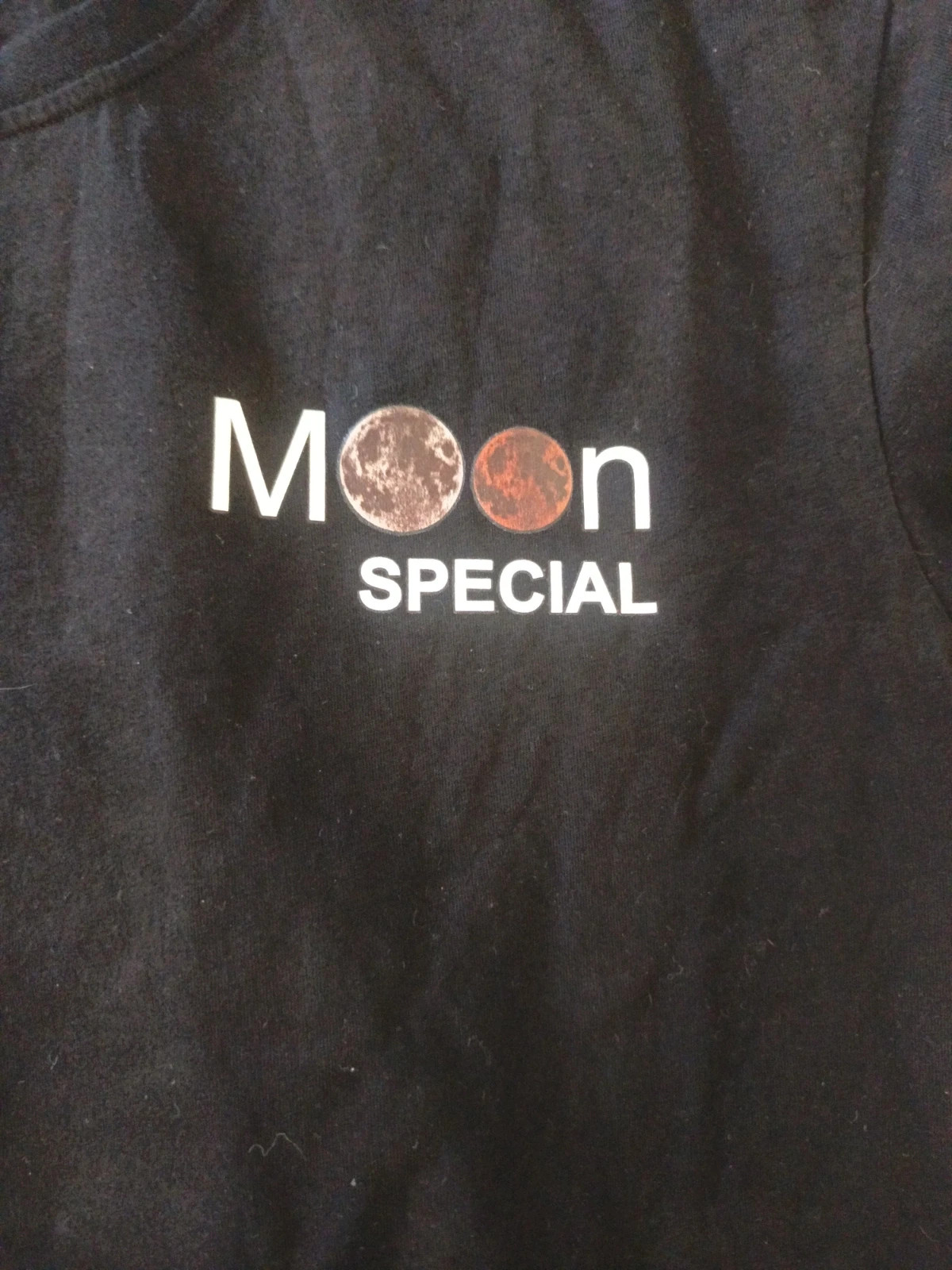 Camiseta Negra Shein XL Graphic Tee – Moon Special / Y2K Vintage Style (100% Algodón) – Shein – taille XL 3