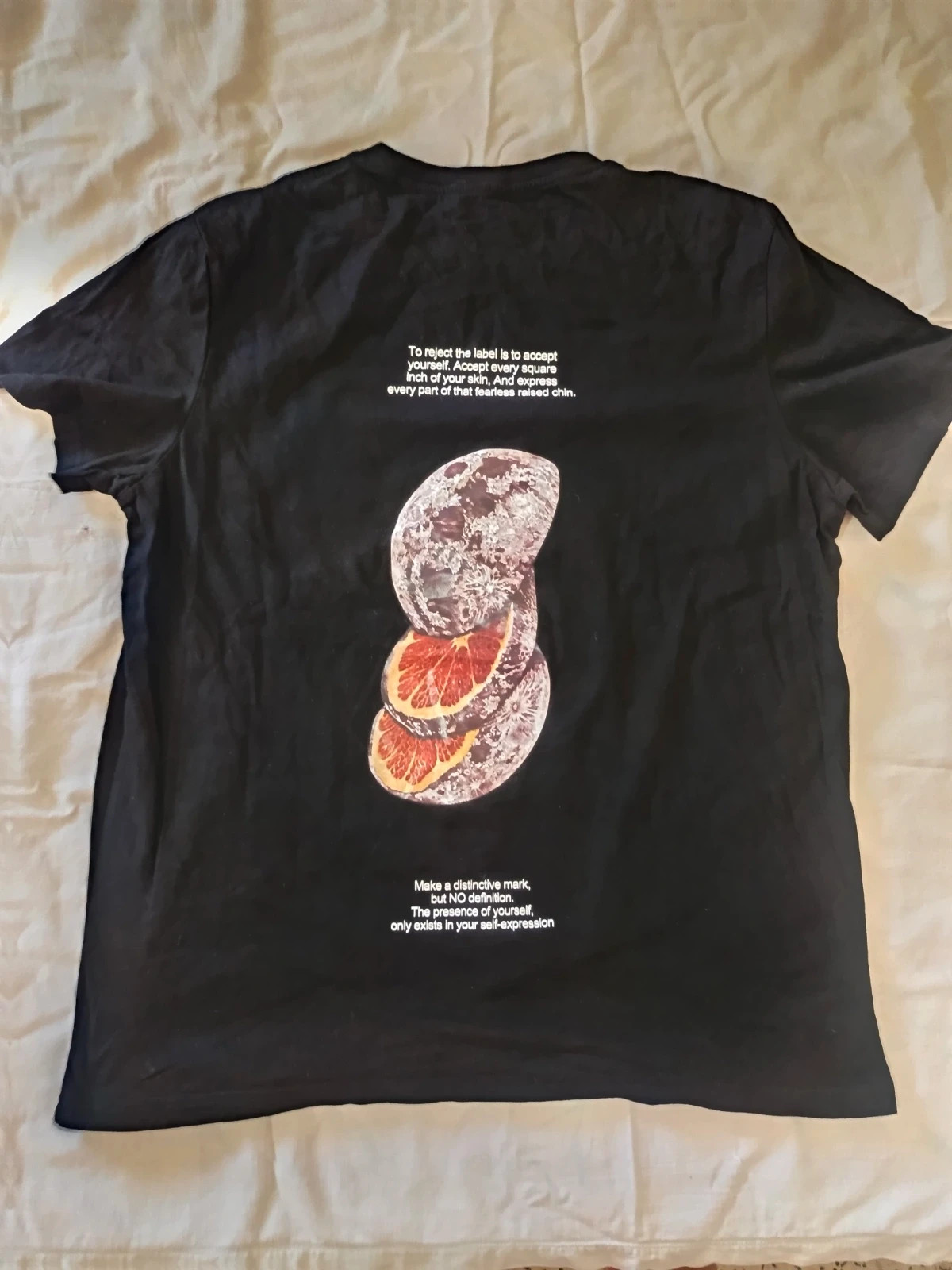 Camiseta Negra Shein XL Graphic Tee – Moon Special / Y2K Vintage Style (100% Algodón) – Shein – taille XL 2