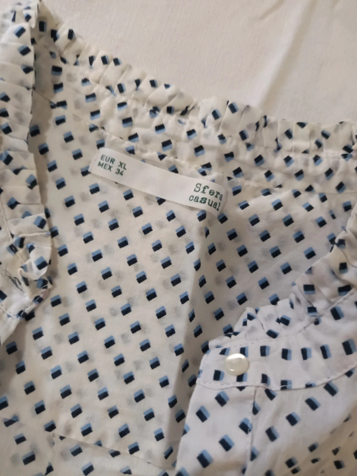 Camisa Sfera XL con estampado | blouse Sfera XL motif | Sfera casual blouse XL – Sfera – taille XL / 42 / 14 2