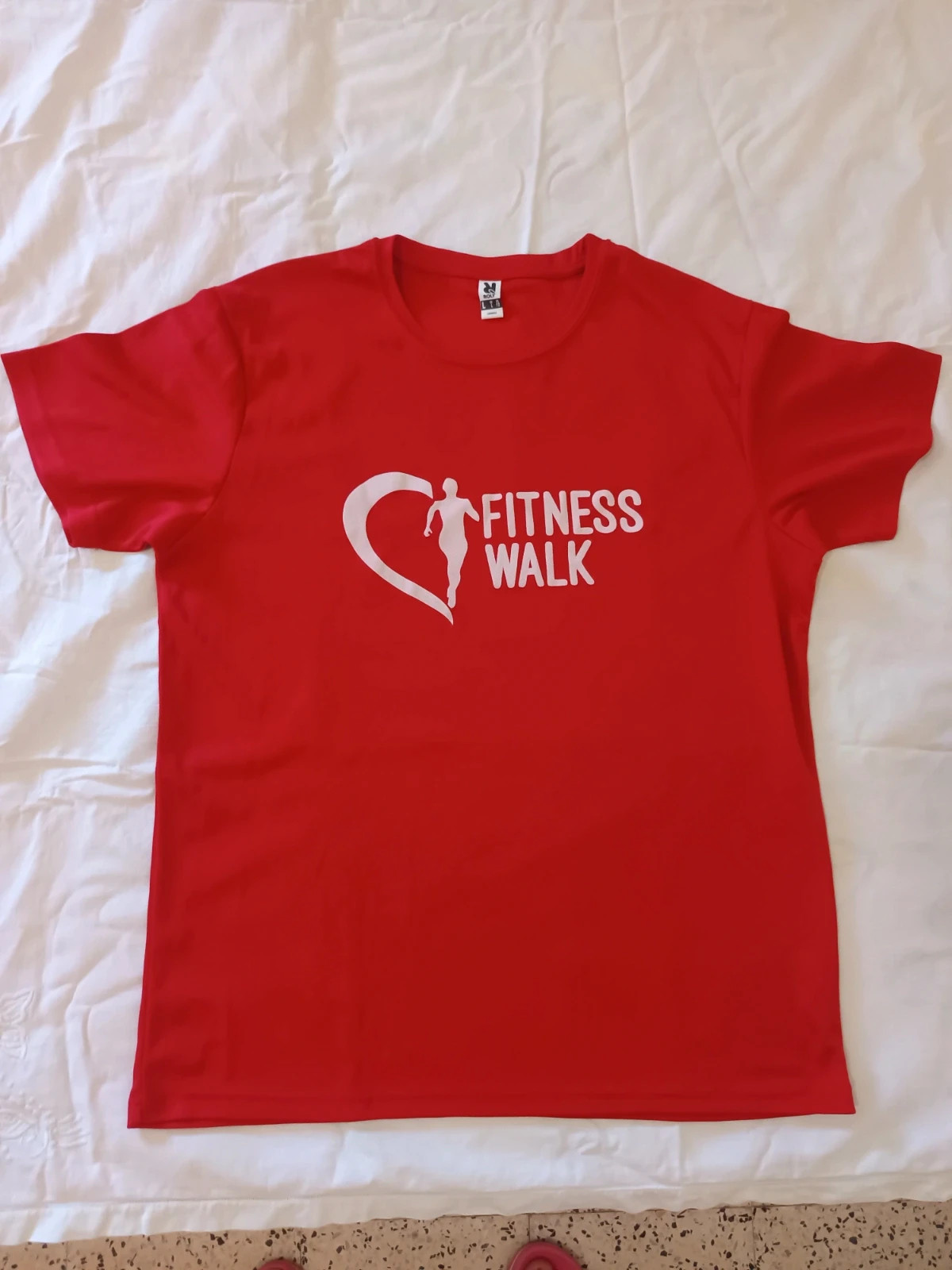 Camiseta Técnica Deportiva Roly Roja L | Fitness Walk Running Gym