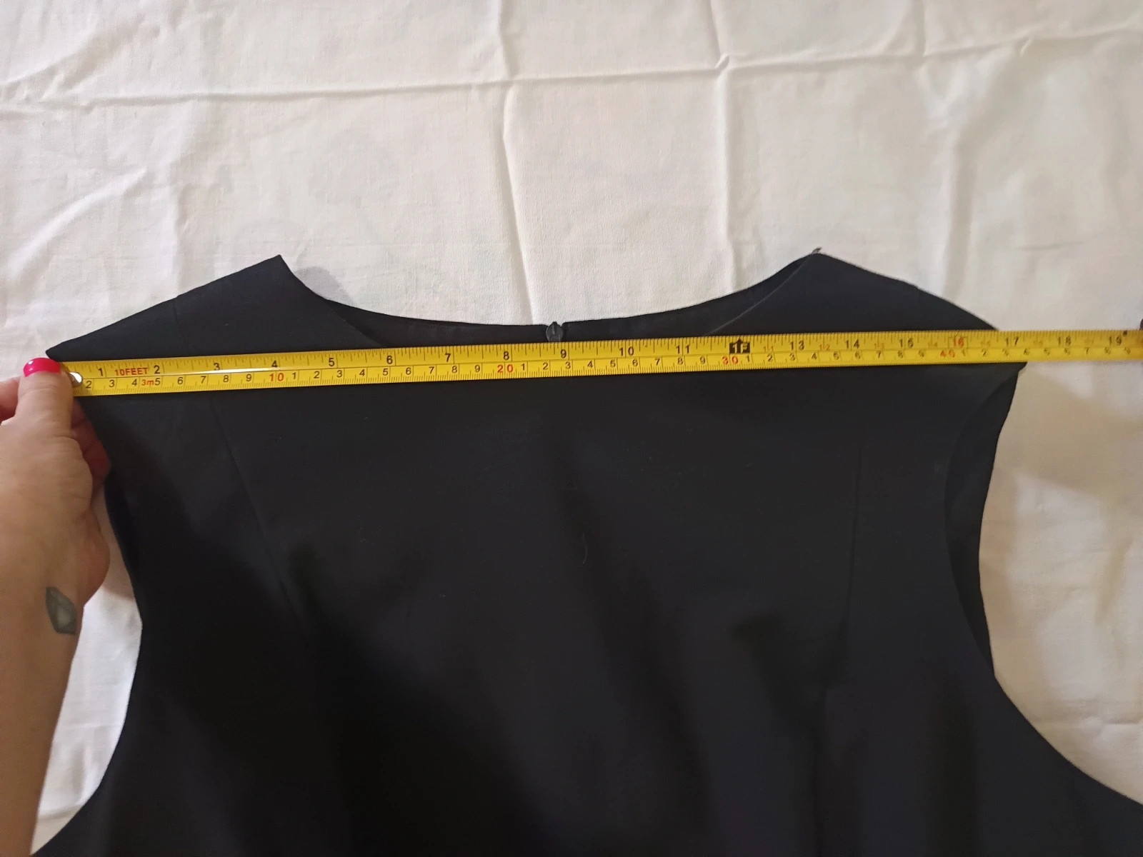 Vestido Negro Básico "Little Black Dress" Atmosphere – Talla 44 – Minimal & Y2K – Atmosphere – taille XXL / 44 / 16 5