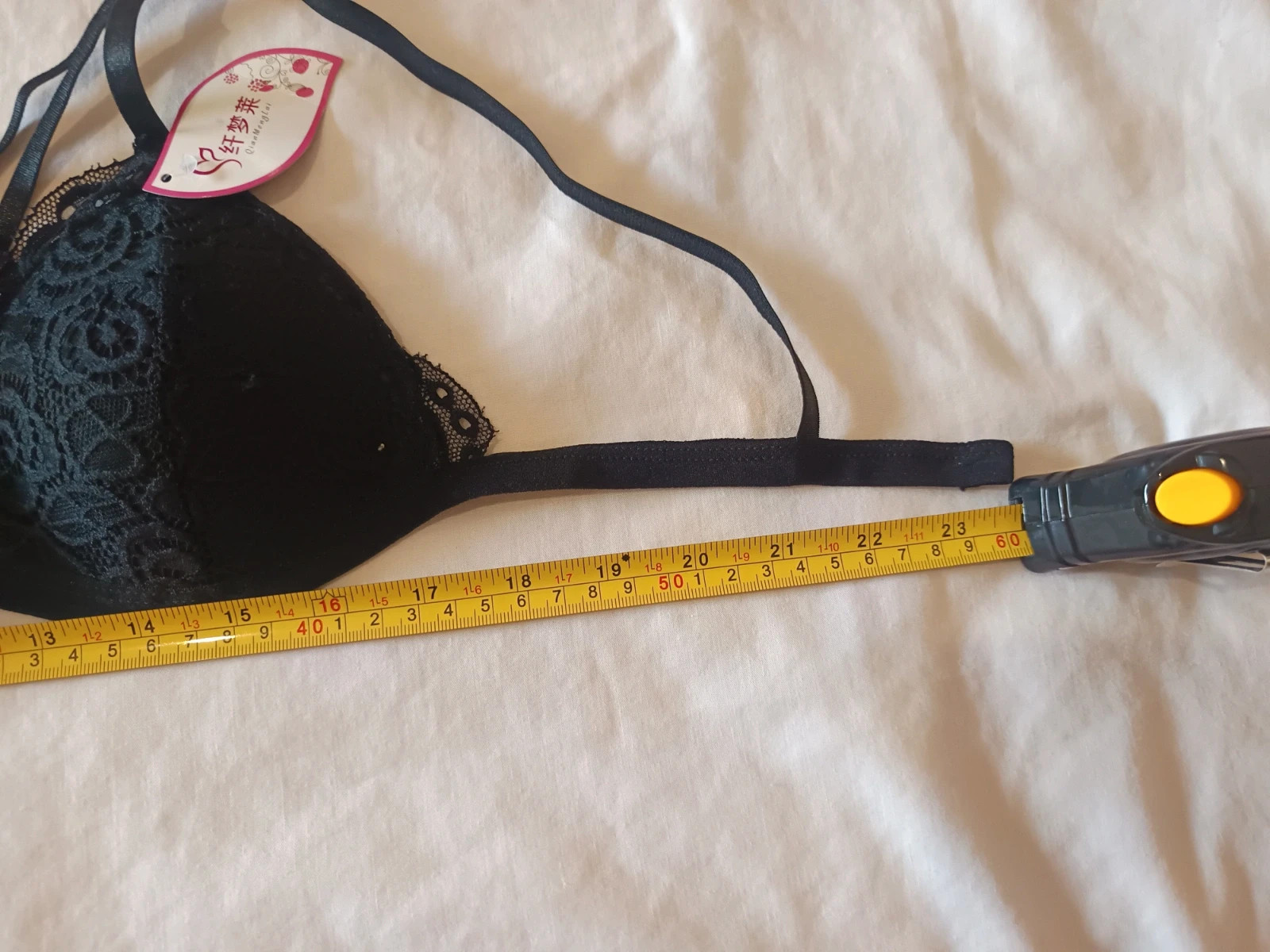 Pack de 2 Bralettes / Sujetadores de encaje con tirantes cruzados – taille S 3